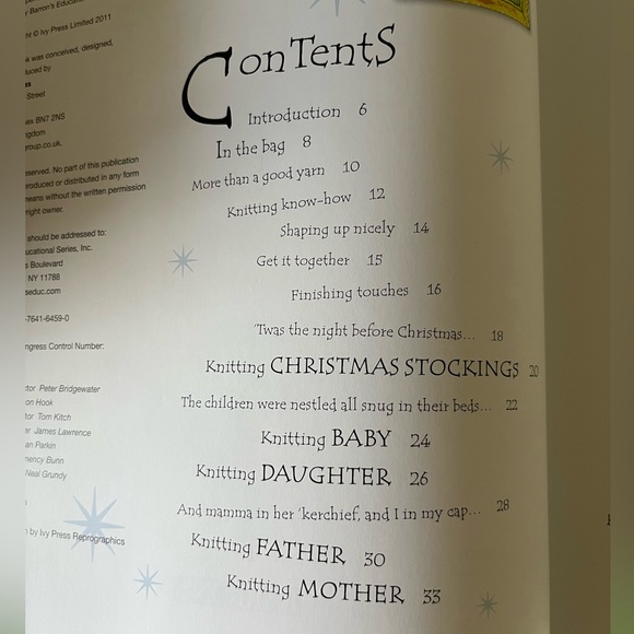 Twas The Knits Before Christmas HC book by Fiona Goble - Picture 5 of 14